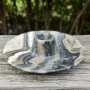 Onyx Palo Santo Holder | Natural Stone Smudge Tray | Minimal Decor